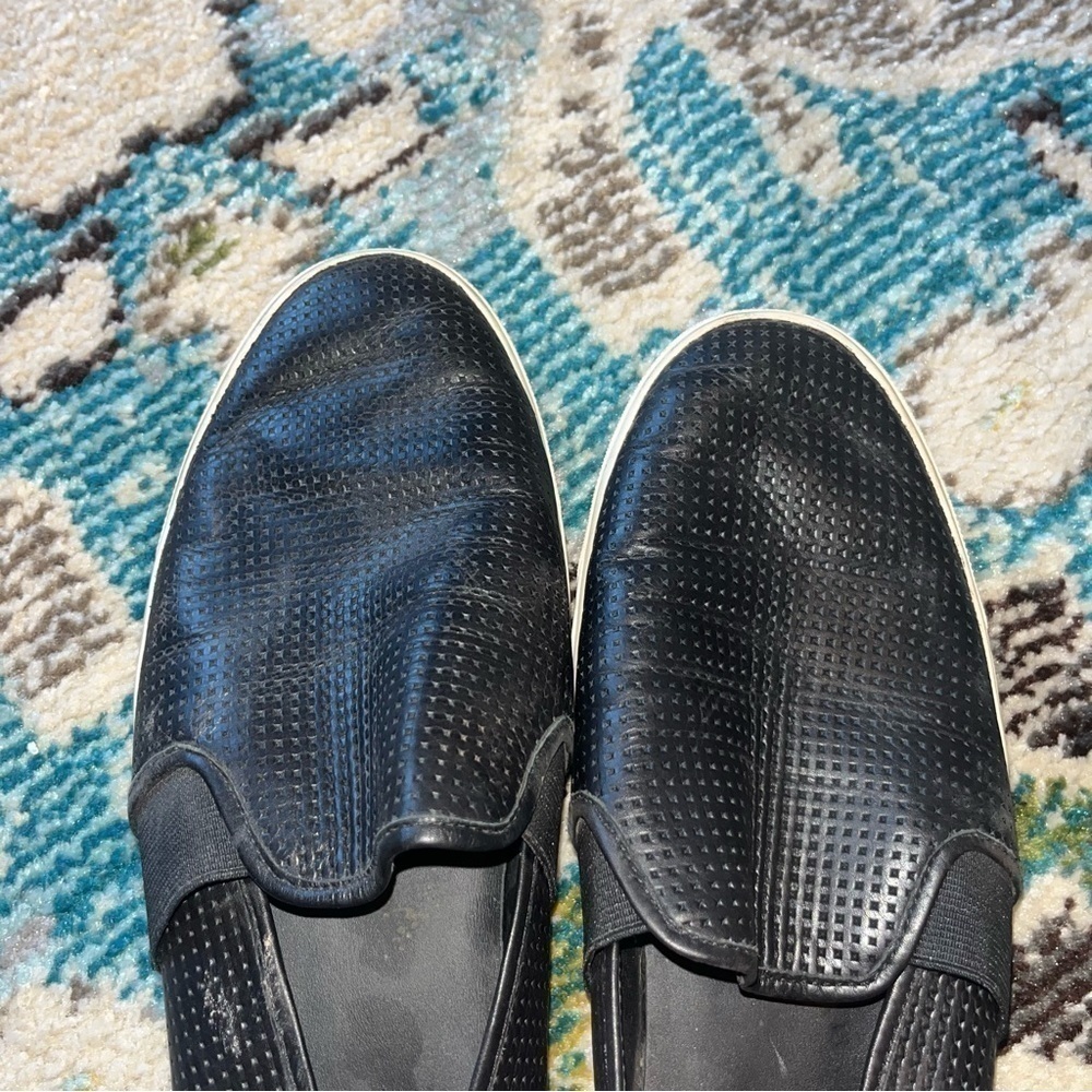 Vince leather black slide on shoes - Picture 8 of 8